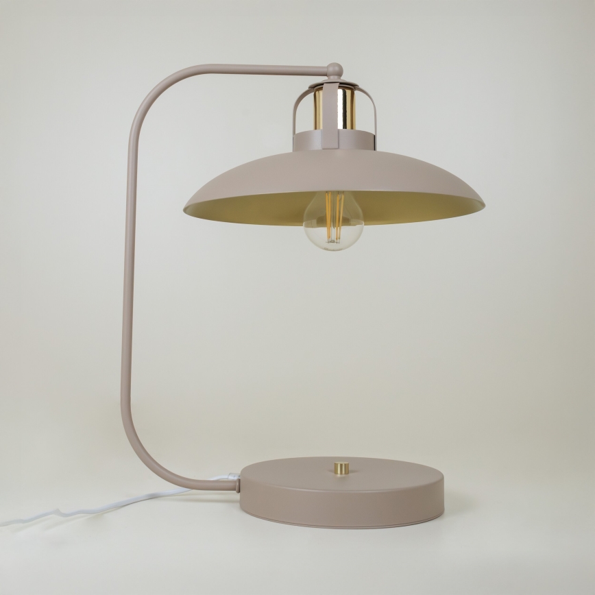 Brilagi - Lámpara de mesa FLAMENGO 1xE27/60W/230V beige