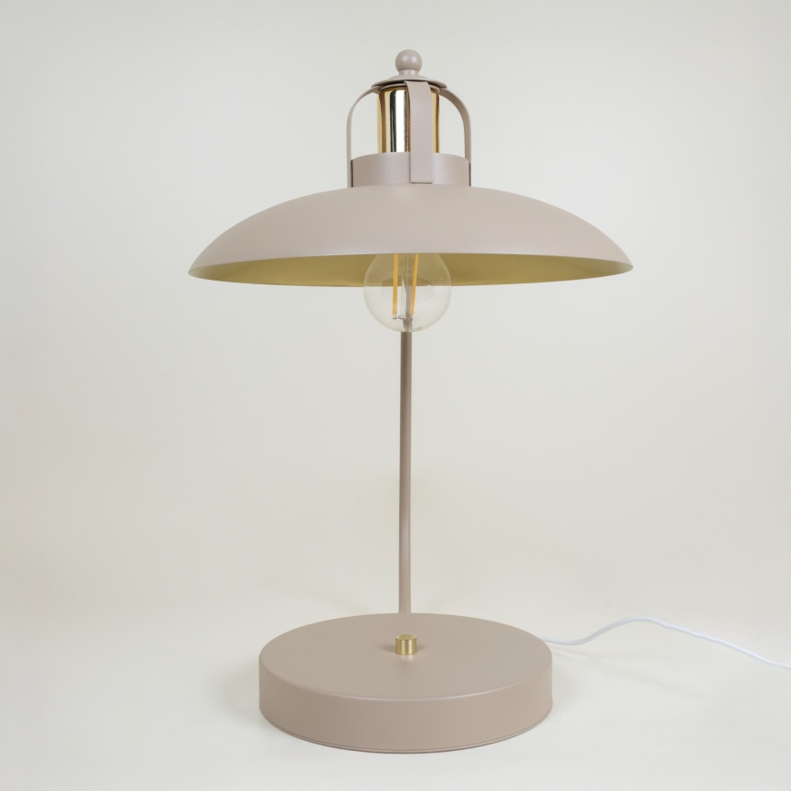 Brilagi - Lámpara de mesa FLAMENGO 1xE27/60W/230V beige