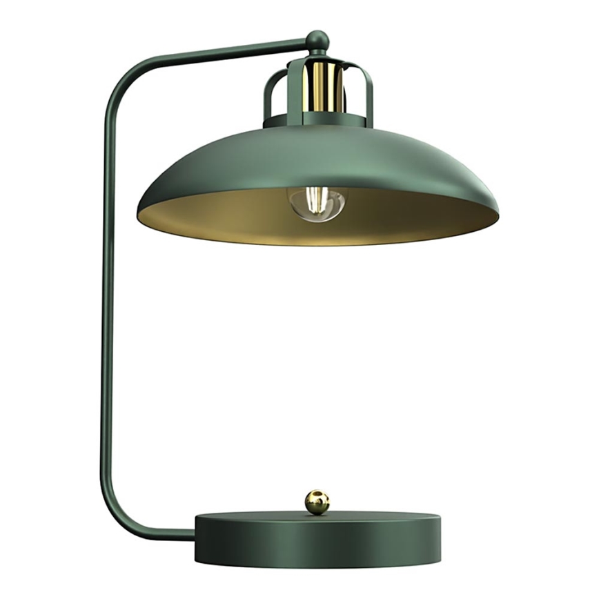 Brilagi - Lámpara de mesa FLAMENGO 1xE27/60W/230V verde