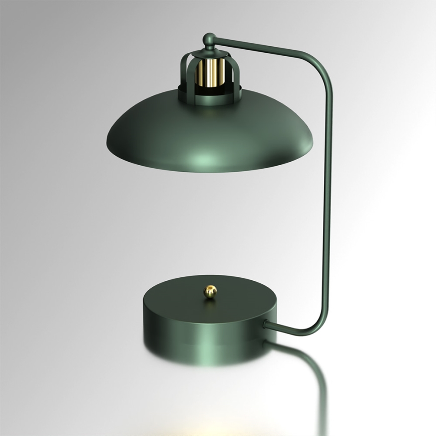 Brilagi - Lámpara de mesa FLAMENGO 1xE27/60W/230V verde