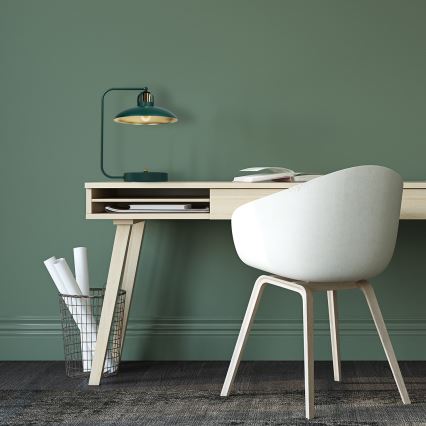 Brilagi - Lámpara de mesa FLAMENGO 1xE27/60W/230V verde