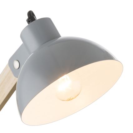 Brilagi - Lámpara de mesa FOCUS 1xE27/40W/230V gris