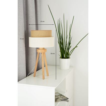 Brilagi - Lámpara de mesa LED ESTILO BOHO 1xE27/15W/230V