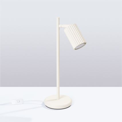 Brilagi - Lámpara de mesa LED CRESTO 1xGU10/10W/230V color crema