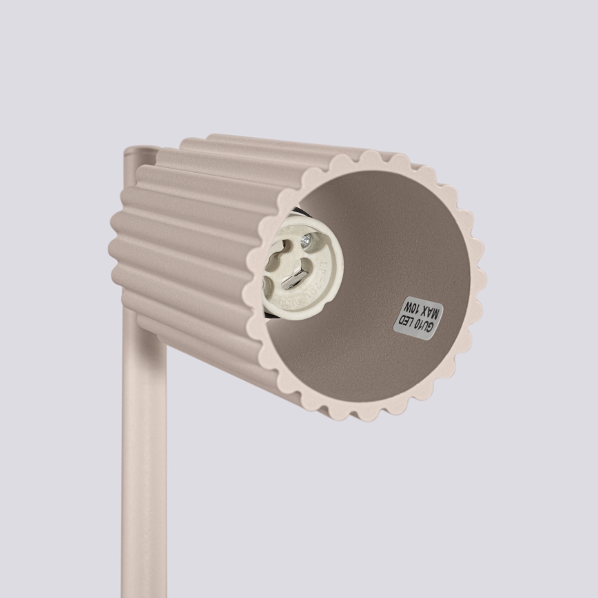 Brilagi - Lámpara de mesa LED CRESTO 1xGU10/10W/230V taupe