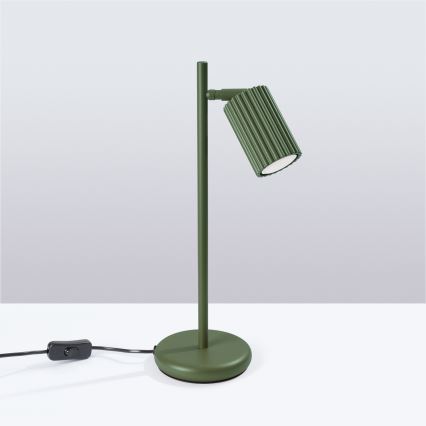Brilagi - Lámpara de mesa LED CRESTO 1xGU10/10W/230V verde