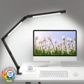 Brilagi - Lámpara de mesa LED flexible táctil regulable VARIO LED/12W/230V 3000/4000/5000/6500K CRI 92 negro
