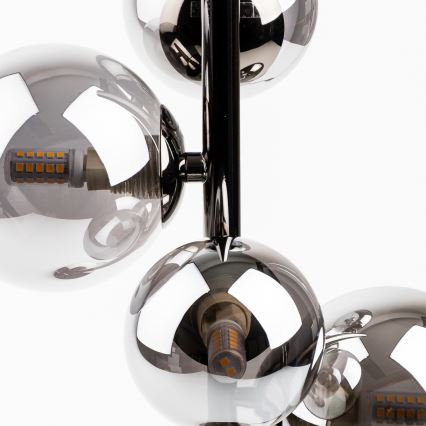 Brilagi - Lámpara de mesa LED MILLA 4xG9/3W/230V cromo brillante/ahumado