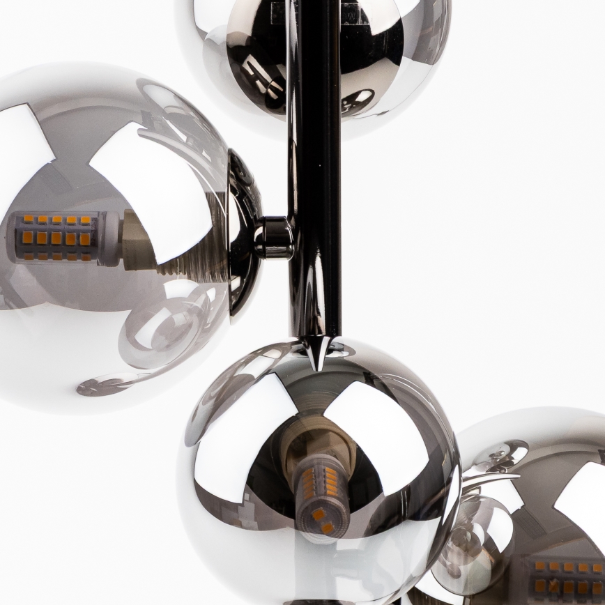 Brilagi - Lámpara de mesa LED MILLA 4xG9/3W/230V cromo brillante/ahumado