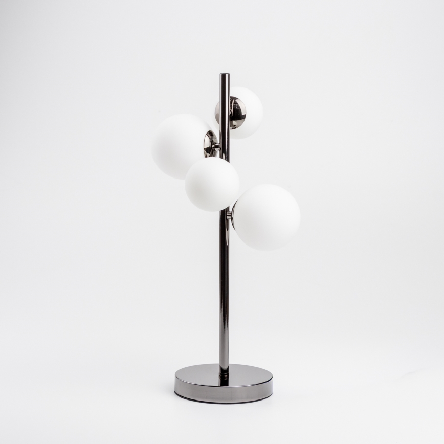 Brilagi - Lámpara de mesa LED MILLA 4xG9/3W/230V cromo brillante/blanco