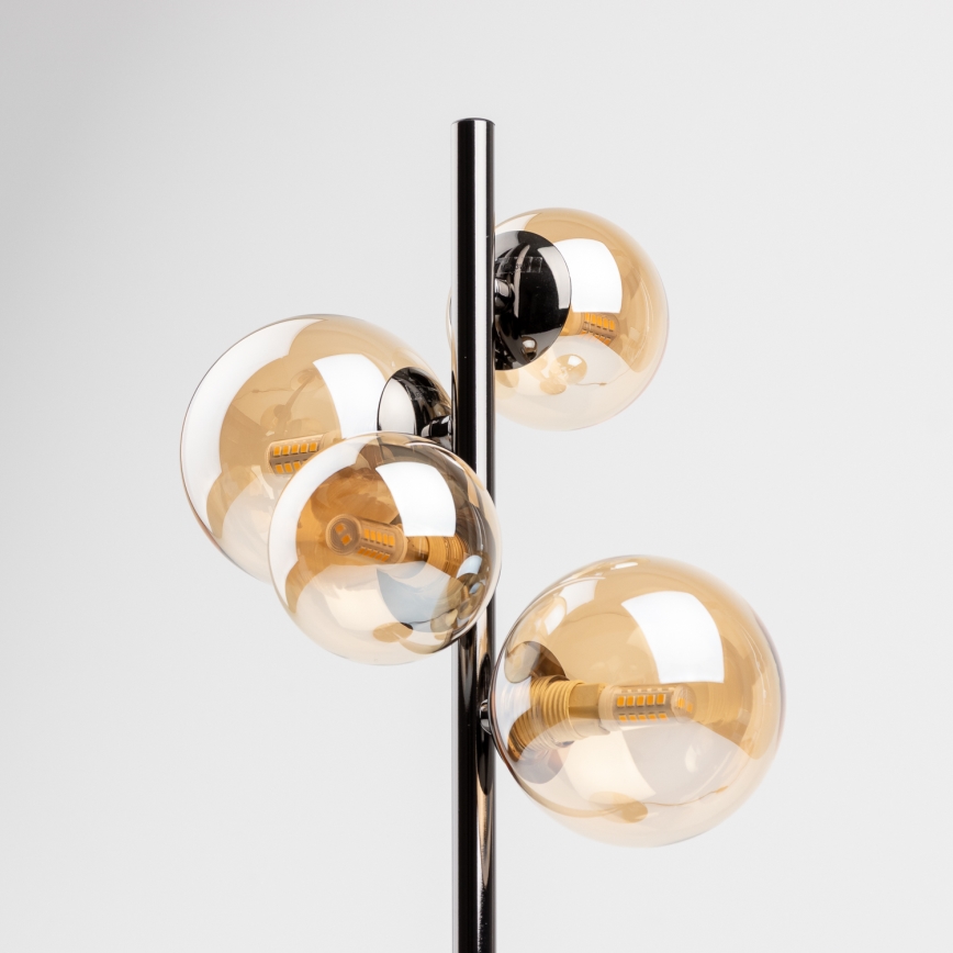 Brilagi - Lámpara de mesa LED MILLA 4xG9/3W/230V cromo brillante/dorado