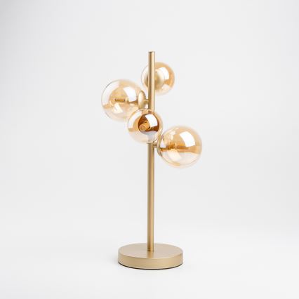 Brilagi - Lámpara de mesa LED MILLA 4xG9/3W/230V dorado