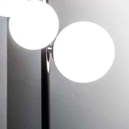 Brilagi - Lámpara de mesa LED MILLA 4xG9/3W/230V negro cromado/blanco