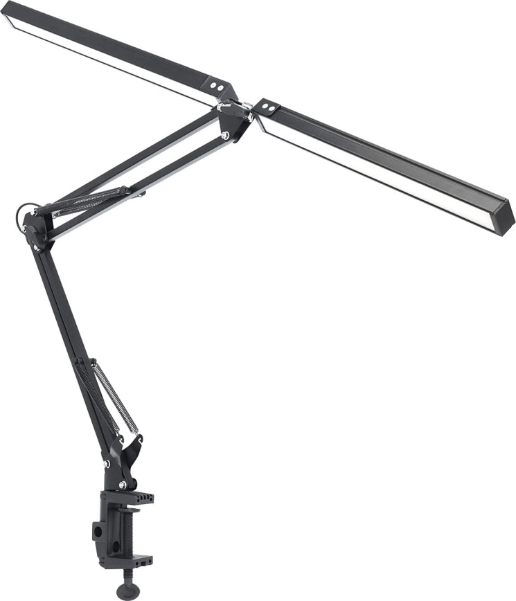 Brilagi - Lámpara de mesa LED regulable flexible VARIO 2xLED/14W/230V 3000-6000K negro