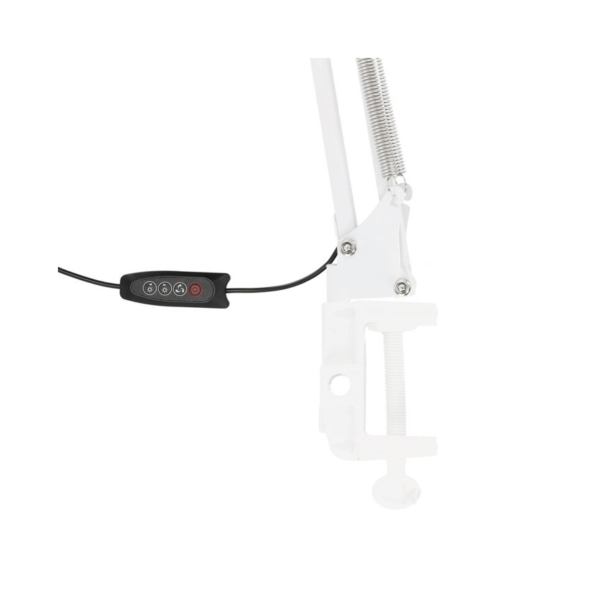 Brilagi - Lámpara LED de mesa flexible regulable VARIO 2xLED/14W/230V 3000-6000K blanco