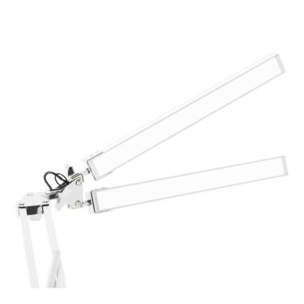 Brilagi - Lámpara LED de mesa flexible regulable VARIO 2xLED/14W/230V 3000-6000K blanco