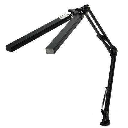 Brilagi - Lámpara de mesa LED regulable flexible VARIO 2xLED/14W/230V 3000-6000K negro