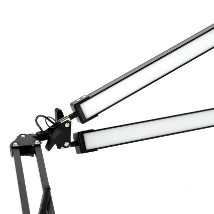 Brilagi - Lámpara de mesa LED regulable flexible VARIO 2xLED/14W/230V 3000-6000K negro