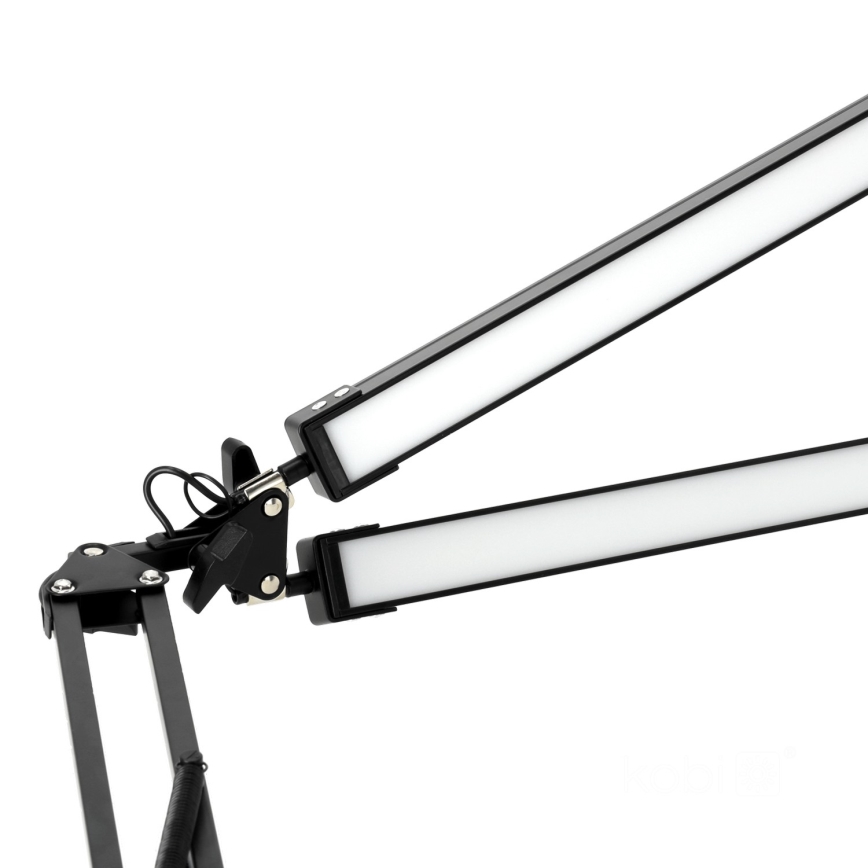 Brilagi - Lámpara de mesa LED regulable flexible VARIO 2xLED/14W/230V 3000-6000K negro
