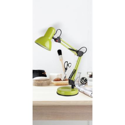Brilagi - Lámpara de mesa LED ROMERO 1xE27/10W/230V verde