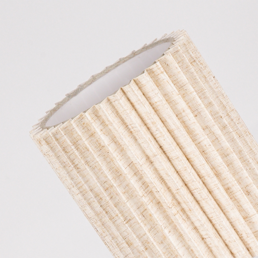 Brilagi - Lámpara de mesa NORDIC WAVE 1xE27/15W/230V lino/blanco