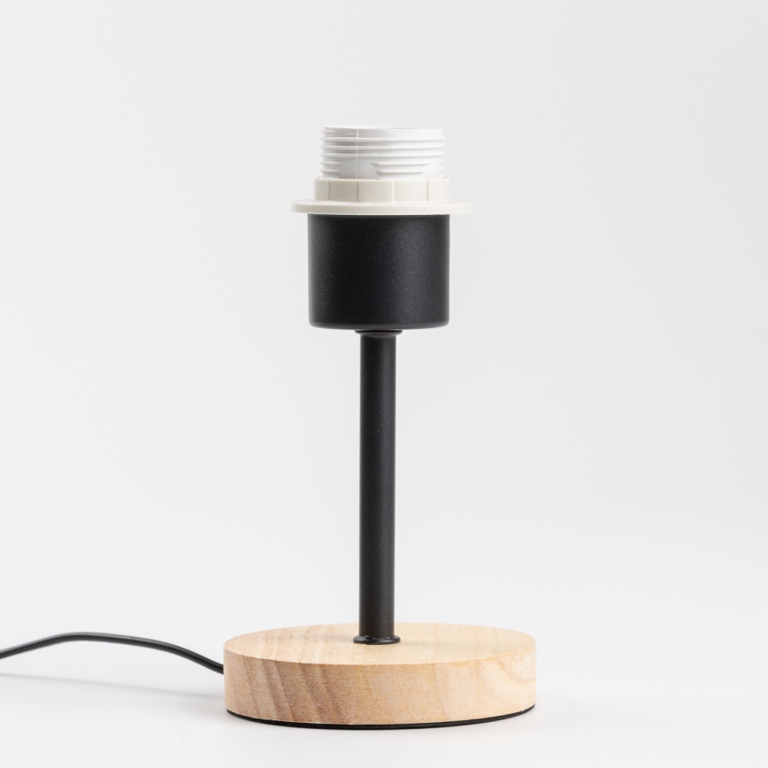 Brilagi - Lámpara de mesa NUBILA WOOD 1xE27/25W/230V roble/antracita
