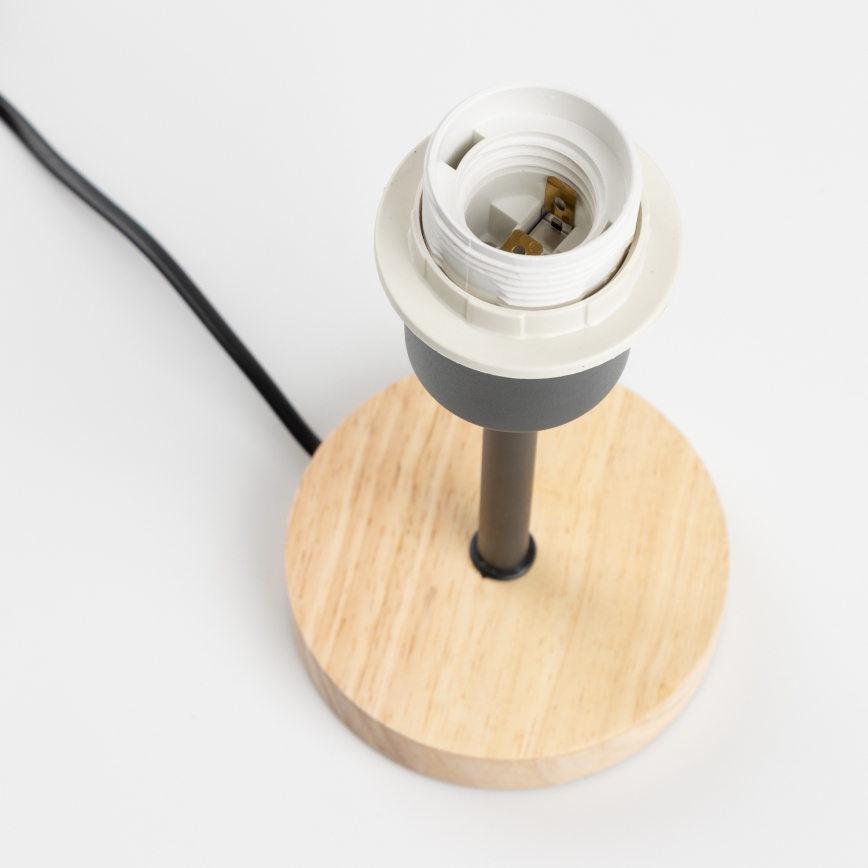 Brilagi - Lámpara de mesa NUBILA WOOD 1xE27/25W/230V roble/antracita
