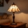 Brilagi - Lámpara de mesa Tiffany con vitral FOLIA 1xE27/60W/230V