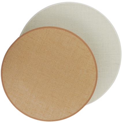 Brilagi - Lámpara de pared CIRCLES 1xE27/15W/230V 35x32 cm beige/crema