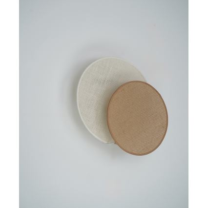 Brilagi - Lámpara de pared CIRCLES 1xE27/15W/230V 35x32 cm beige/crema