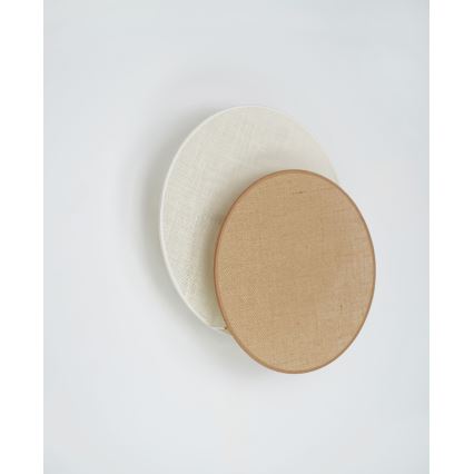 Brilagi - Lámpara de pared CIRCLES 1xE27/15W/230V 45x45 cm beige/crema