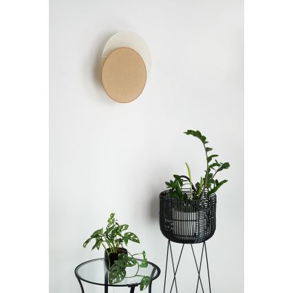 Brilagi - Lámpara de pared CIRCLES 1xE27/15W/230V 45x45 cm beige/crema