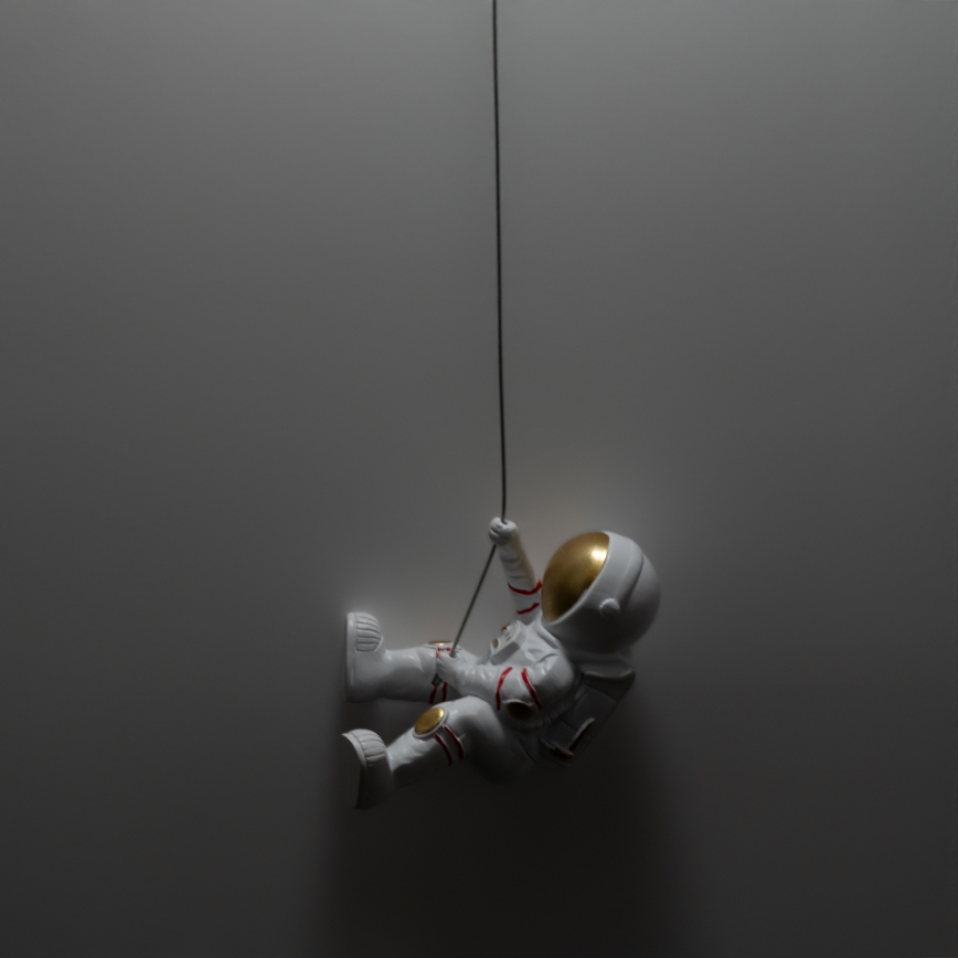 Brilagi - Lámpara de pared infantil ASTRO 1xE14/15W/230V blanca