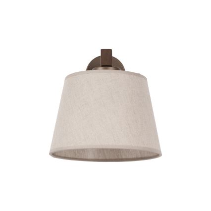 Brilagi - Lámpara de pared LATTE 1xE27/15W/230V pino/beige