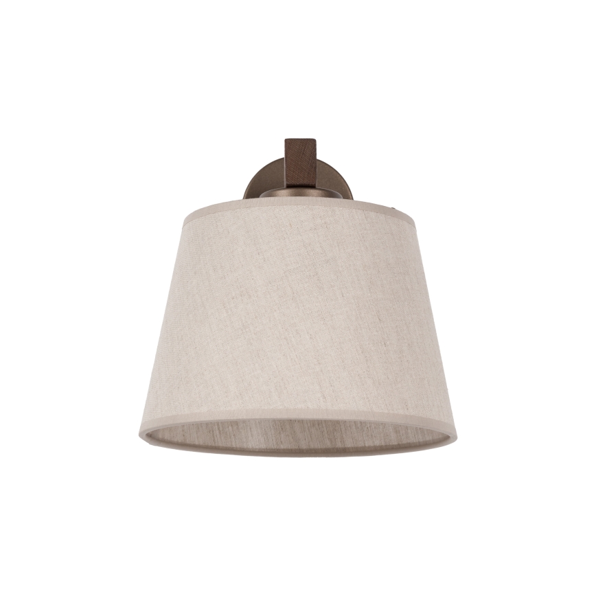 Brilagi - Lámpara de pared LATTE 1xE27/15W/230V pino/beige