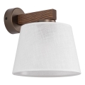 Brilagi - Lámpara de pared LATTE 1xE27/60W/230V pino/blanco