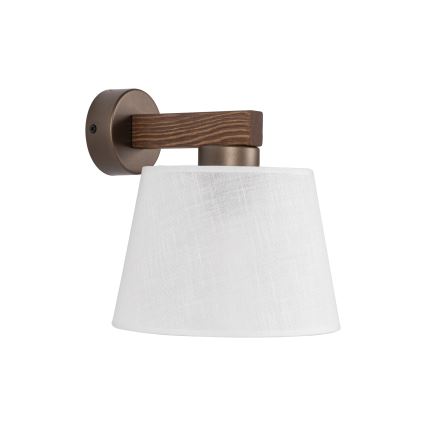 Brilagi - Lámpara de pared LATTE 1xE27/60W/230V pino/blanco