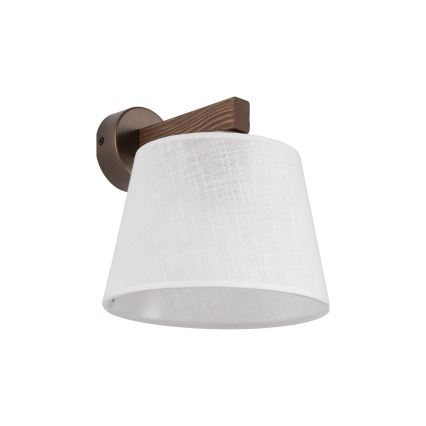 Brilagi - Lámpara de pared LATTE 1xE27/60W/230V pino/blanco
