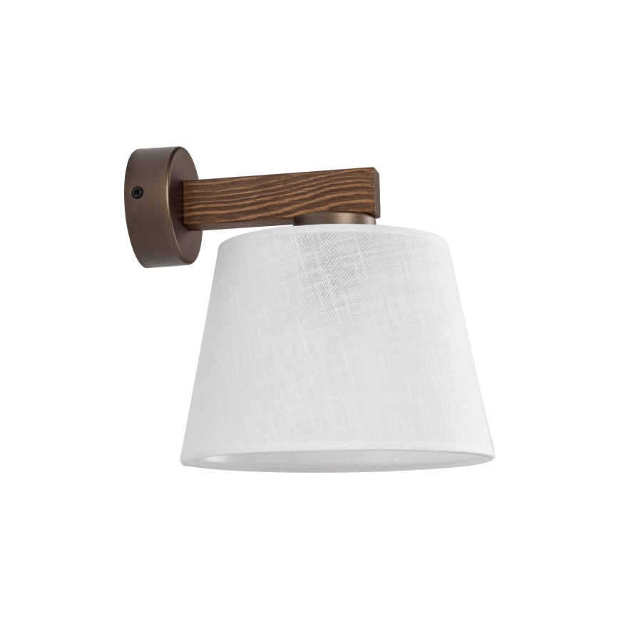 Brilagi - Lámpara de pared LATTE 1xE27/60W/230V pino/blanco