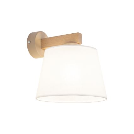 Brilagi - Lámpara de pared LATTE SABIA 1xE27/60W/230V pino/blanco
