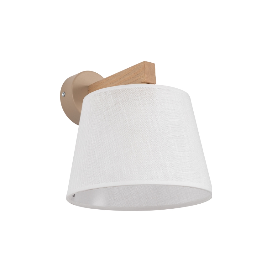 Brilagi - Lámpara de pared LATTE SABIA 1xE27/60W/230V pino/blanco