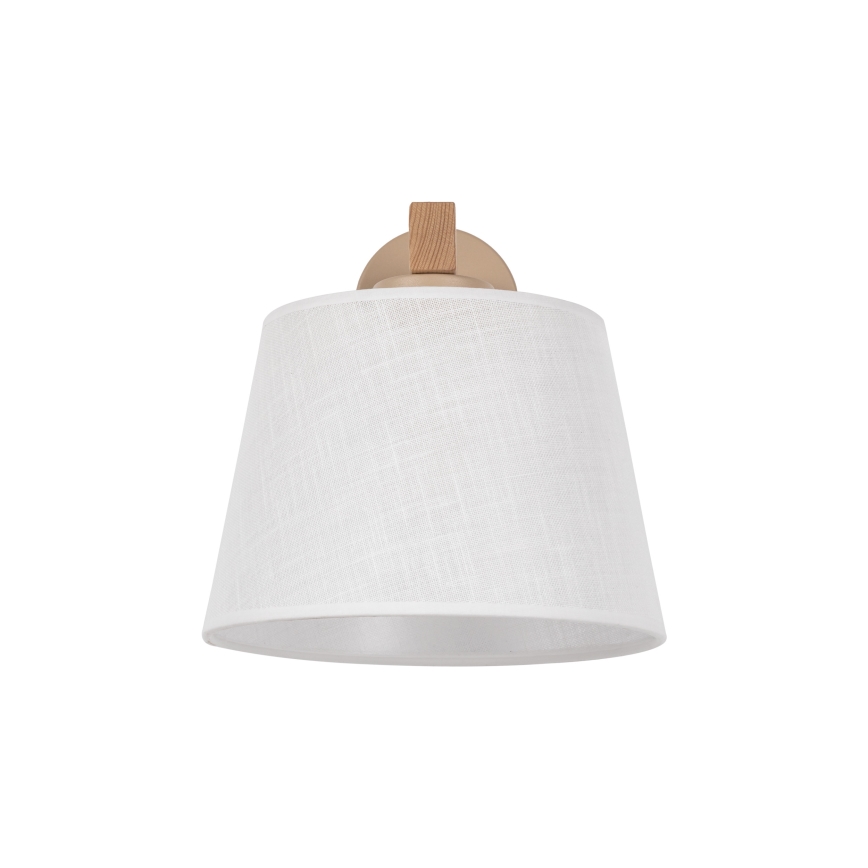 Brilagi - Lámpara de pared LATTE SABIA 1xE27/60W/230V pino/blanco