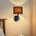 Brilagi - Lámpara de pared LED DAYA 1xE14/40W/230V + LED/3W negra