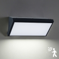 Brilagi - Lámpara de pared LED exterior con sensor TRIANGLE LED/20W/230V negro IP65