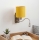 Brilagi - Lámpara de pared LED flexible NUBILA 1xE27/25W/230V + LED/3W cromo mate/amarillo