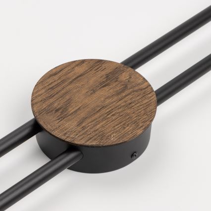 Brilagi - Lámpara de pared LED WOODY COLLINE LED/15W/230V 80 cm roble nogal