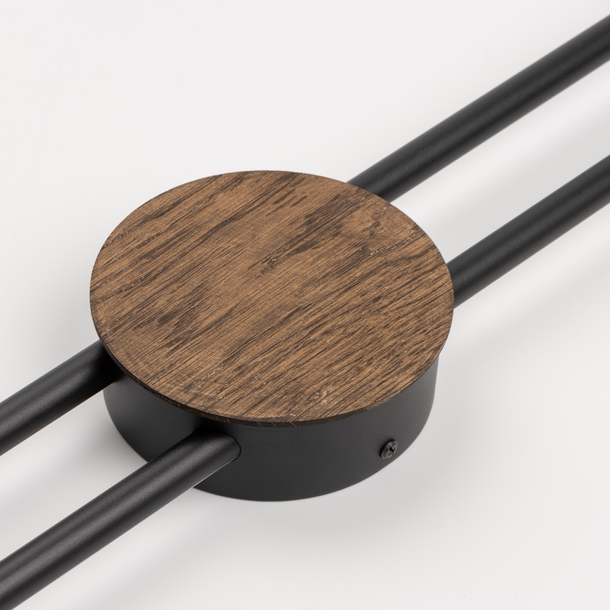Brilagi - Lámpara de pared LED WOODY COLLINE LED/15W/230V 80 cm roble nogal
