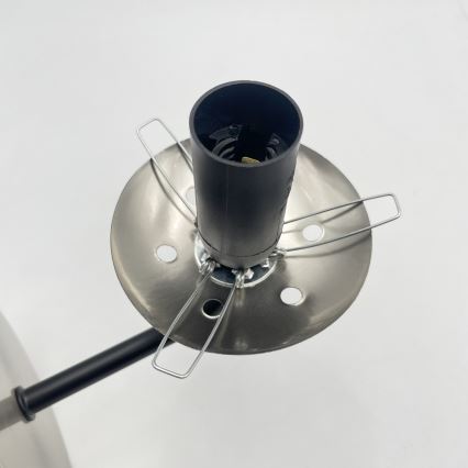 Brilagi - Lámpara de pared MALIVA 1xE14/15W/230V cromo mate/ahumado