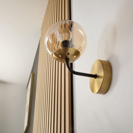 Brilagi - Lámpara de pared MALIVA 1xE14/15W/230V dorada