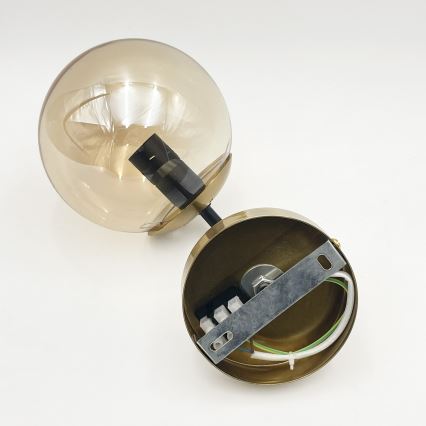 Brilagi - Lámpara de pared MALIVA 1xE14/15W/230V dorada